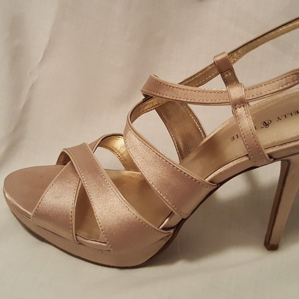 Kelly & Katie Women's Strappy Satin Heels Size 11